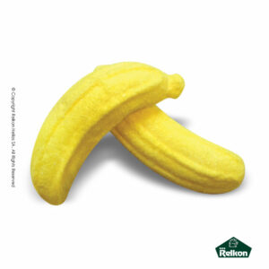 Marshmallow σε σχήμα μπανάνα