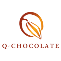 Q-Chocolate logo, Belgian truffles chocolate